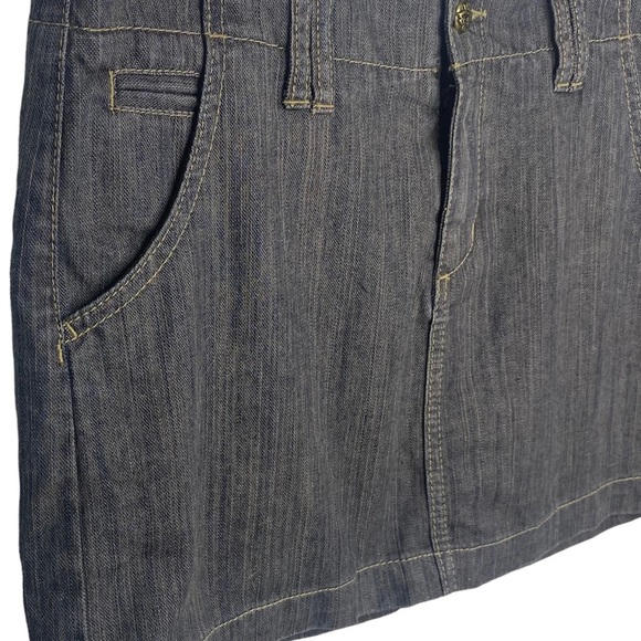 BCBGENERATION Women’s Jean Mini Skirt w/Pockets 31 Charcoal Gray Denim Casual - Picture 5 of 14
